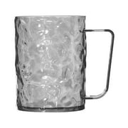 Jacenvly Outdoor Christmas Decor Clearance Gifts Glass Cups Clear Beverage Bar Handle: Wine Home Water Tumblers Vintage Cocktail Beer Coffee Convenient Milk Cappuccino Convenient(400Ml)